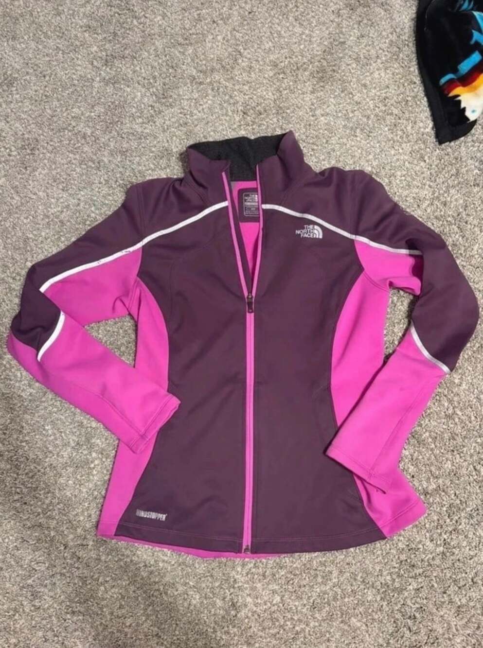 The North Face Isotherm Windstopper Jacket Size M Purple Pink